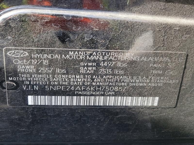 2019 Hyundai Sonata se