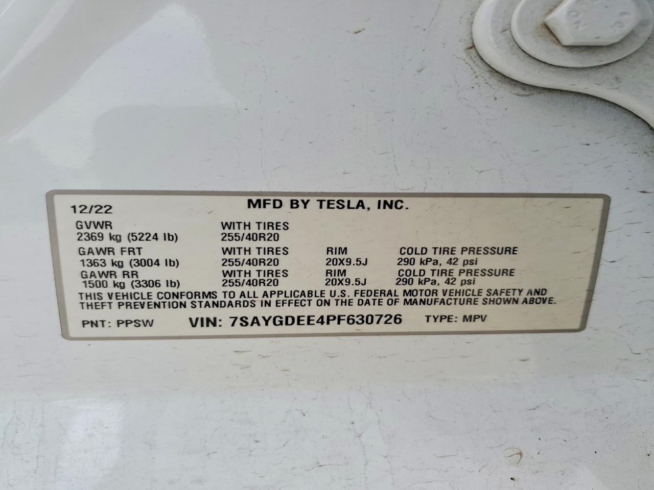2023 Tesla Model y