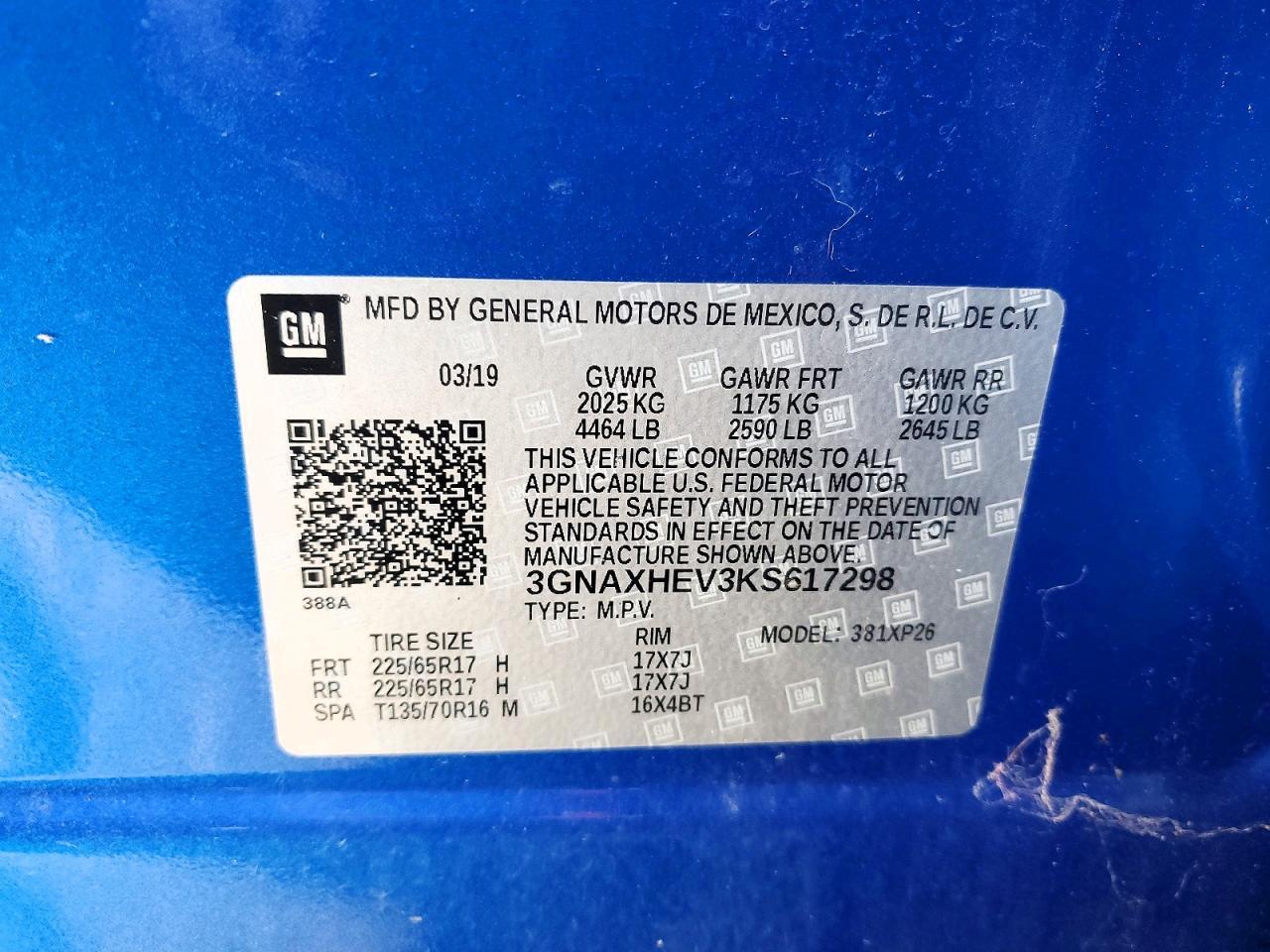 2019 Chevrolet Equinox ls