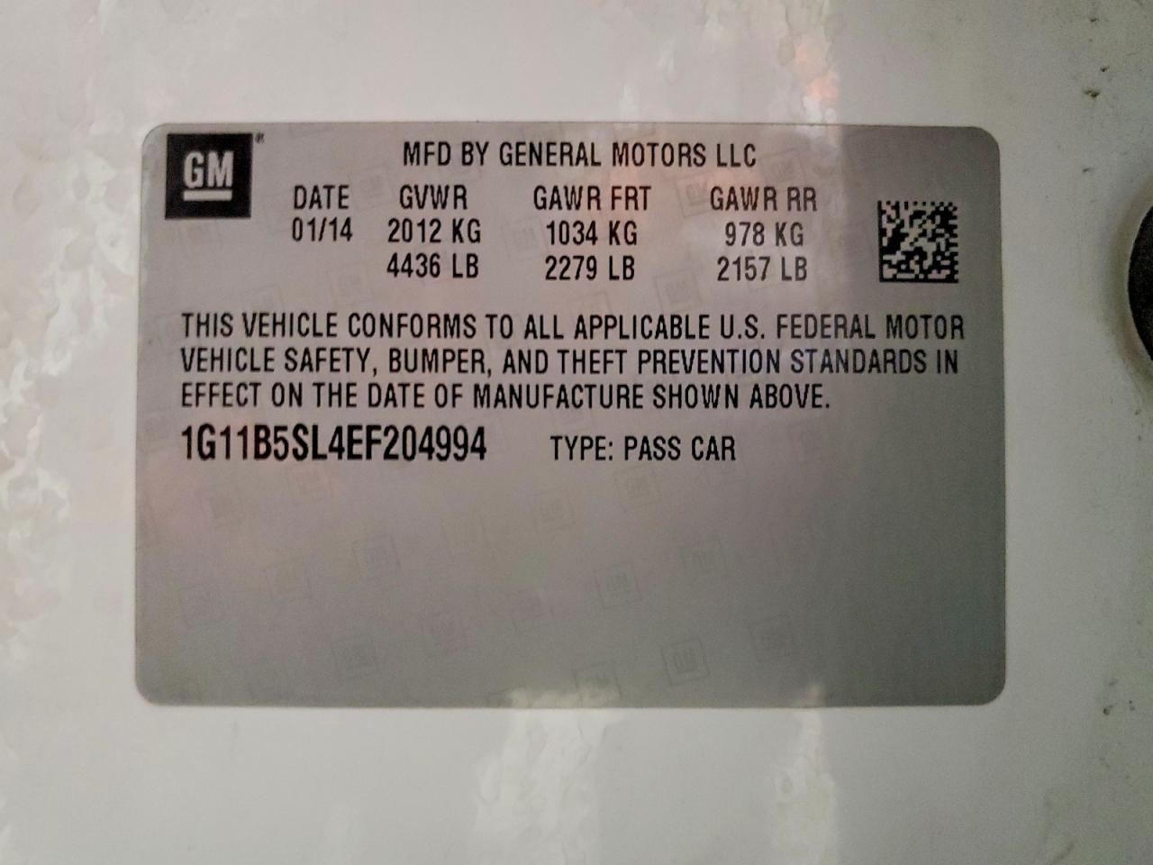 2014 Chevrolet Malibu ls