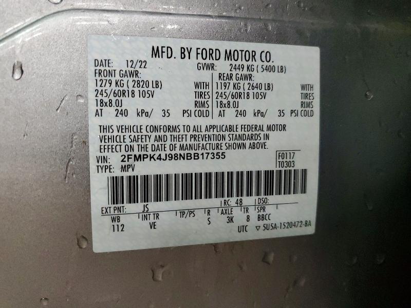2022 Ford Edge sel