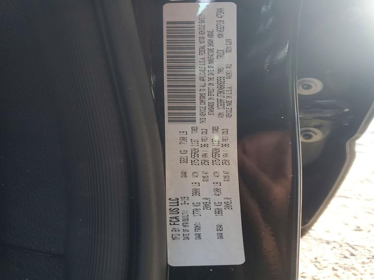 2019 Dodge 1500 Laramie