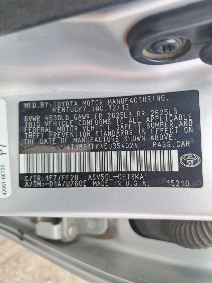 2014 Toyota Camry l