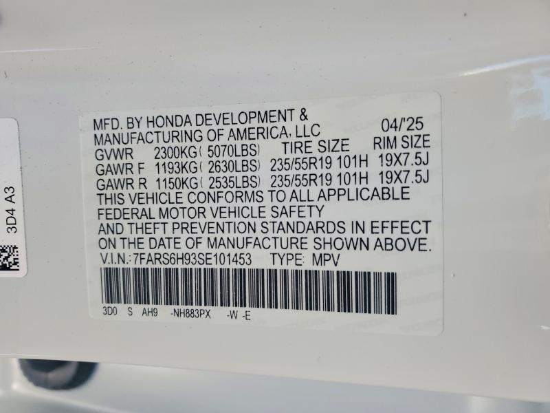 2025 Honda Cr-v Sport Touring