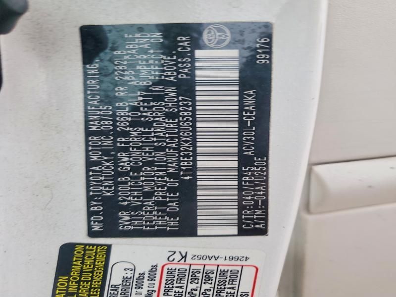 2006 Toyota Camry le