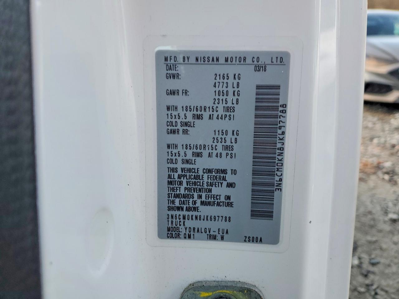 2018 Nissan NV200