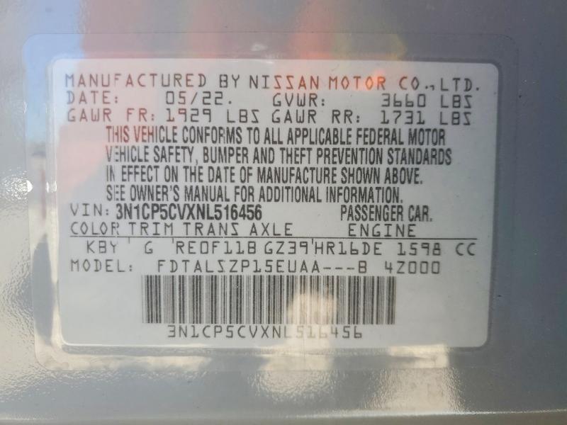 2022 Nissan Kicks sv