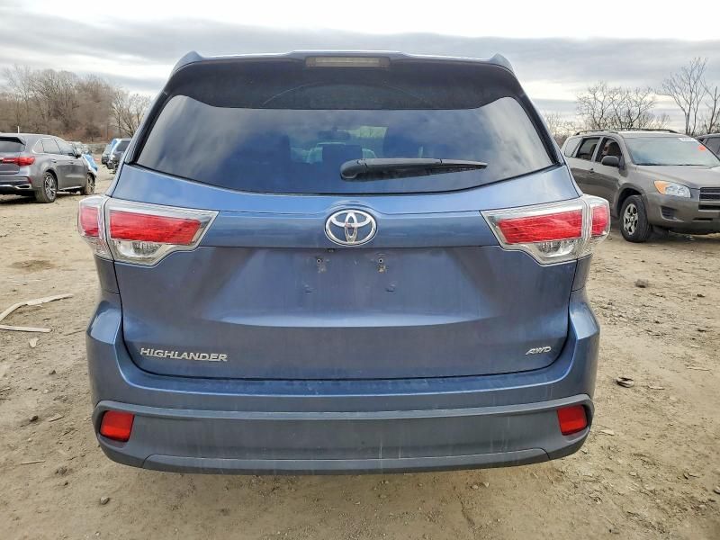 2016 Toyota Highlander le