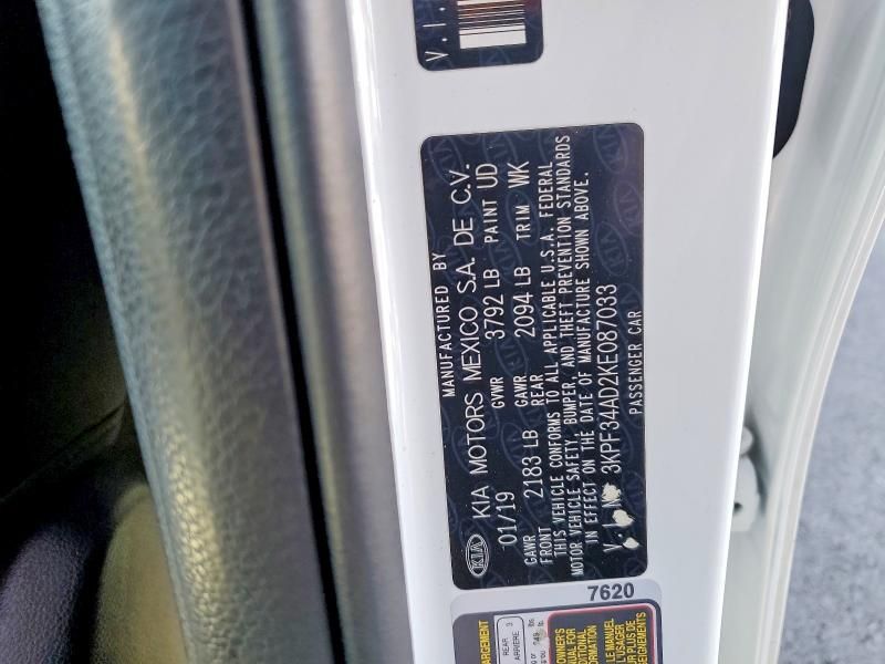 2019 KIA Forte gt Line