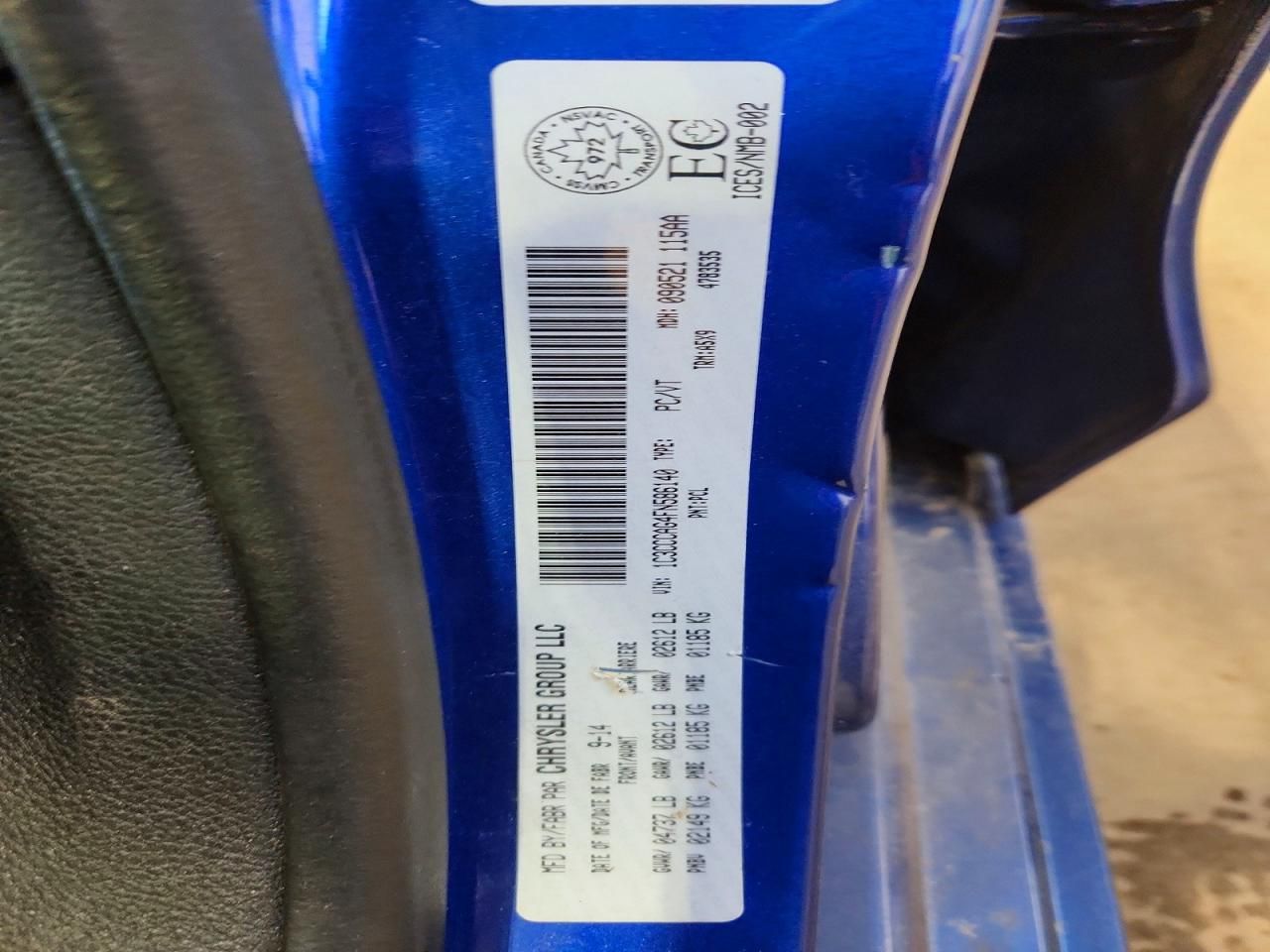 2015 Chrysler 200 Limited