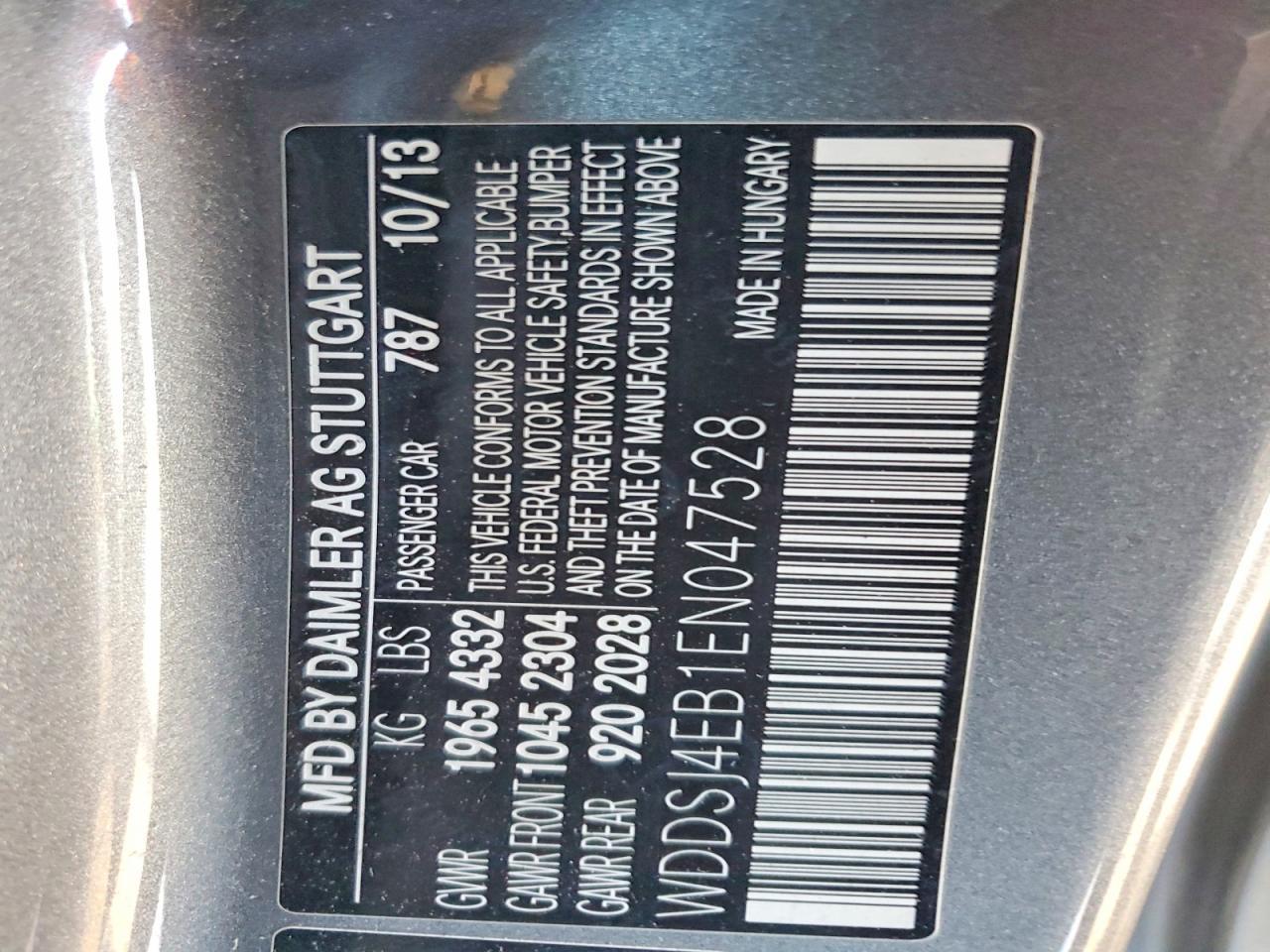 2014 Mercedes-Benz Cla 250