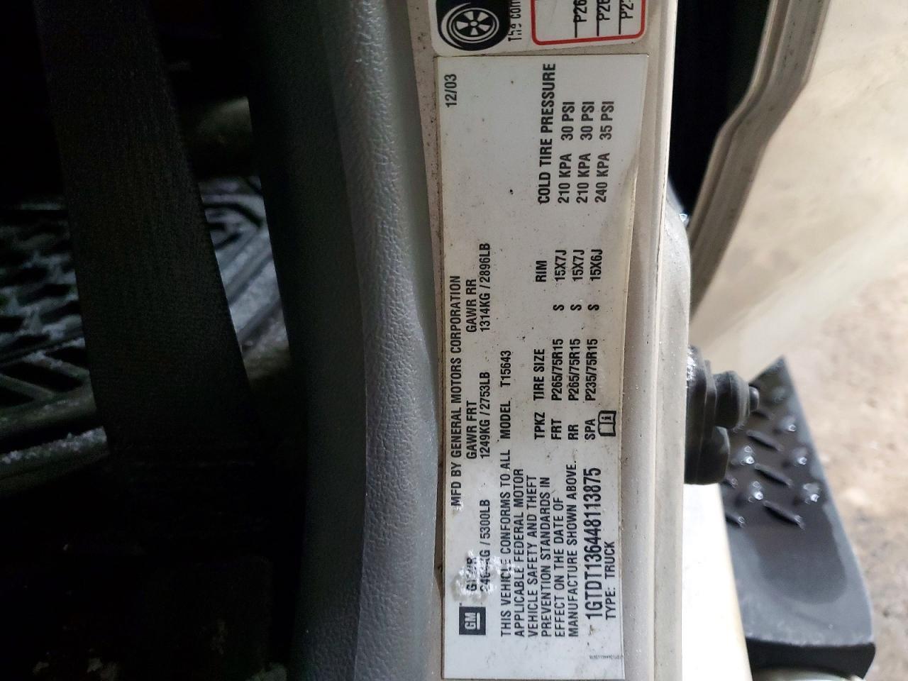 2004 GMC Canyon