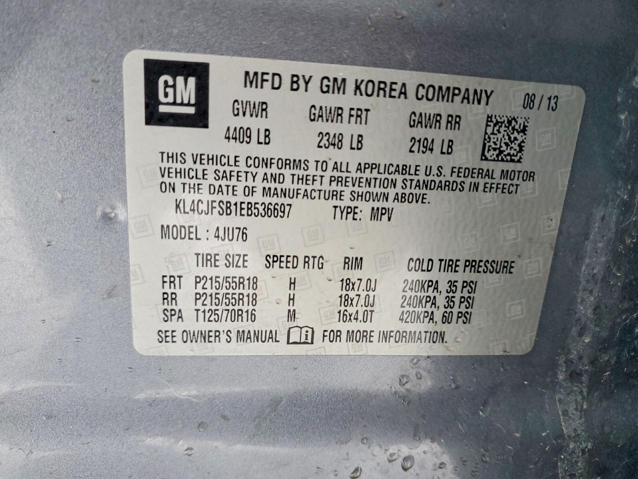 2014 Buick Encore Convenience