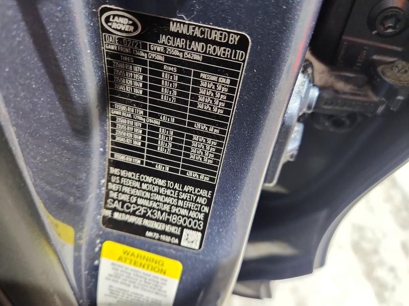 2021 Land Rover Discovery Sport se