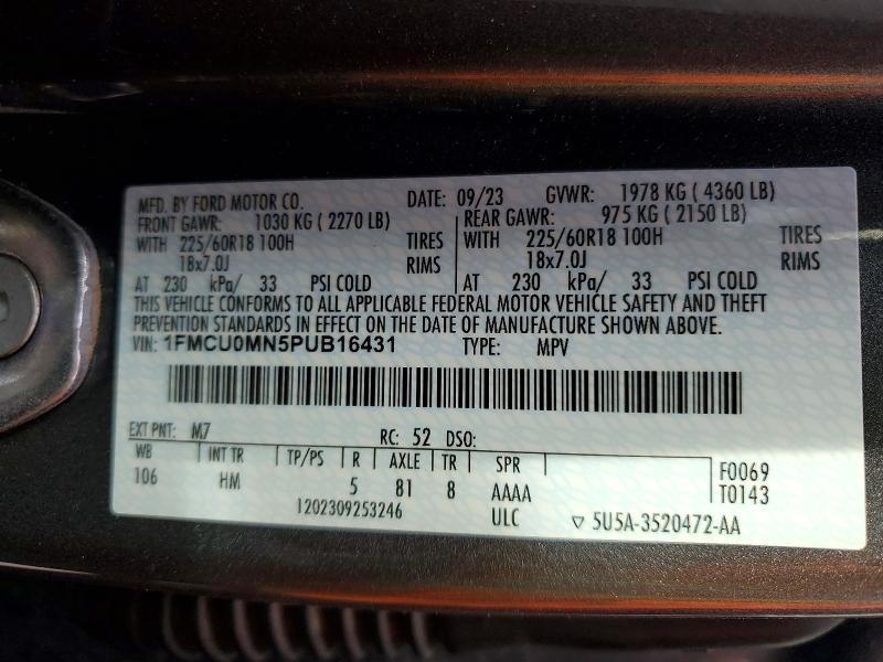 2023 Ford Escape st Line