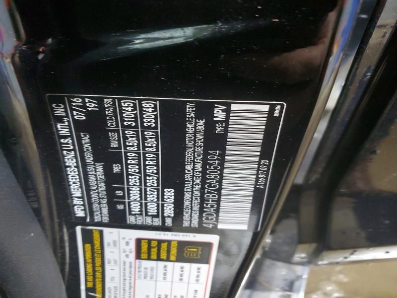 2016 Mercedes-Benz Gle 350 4matic