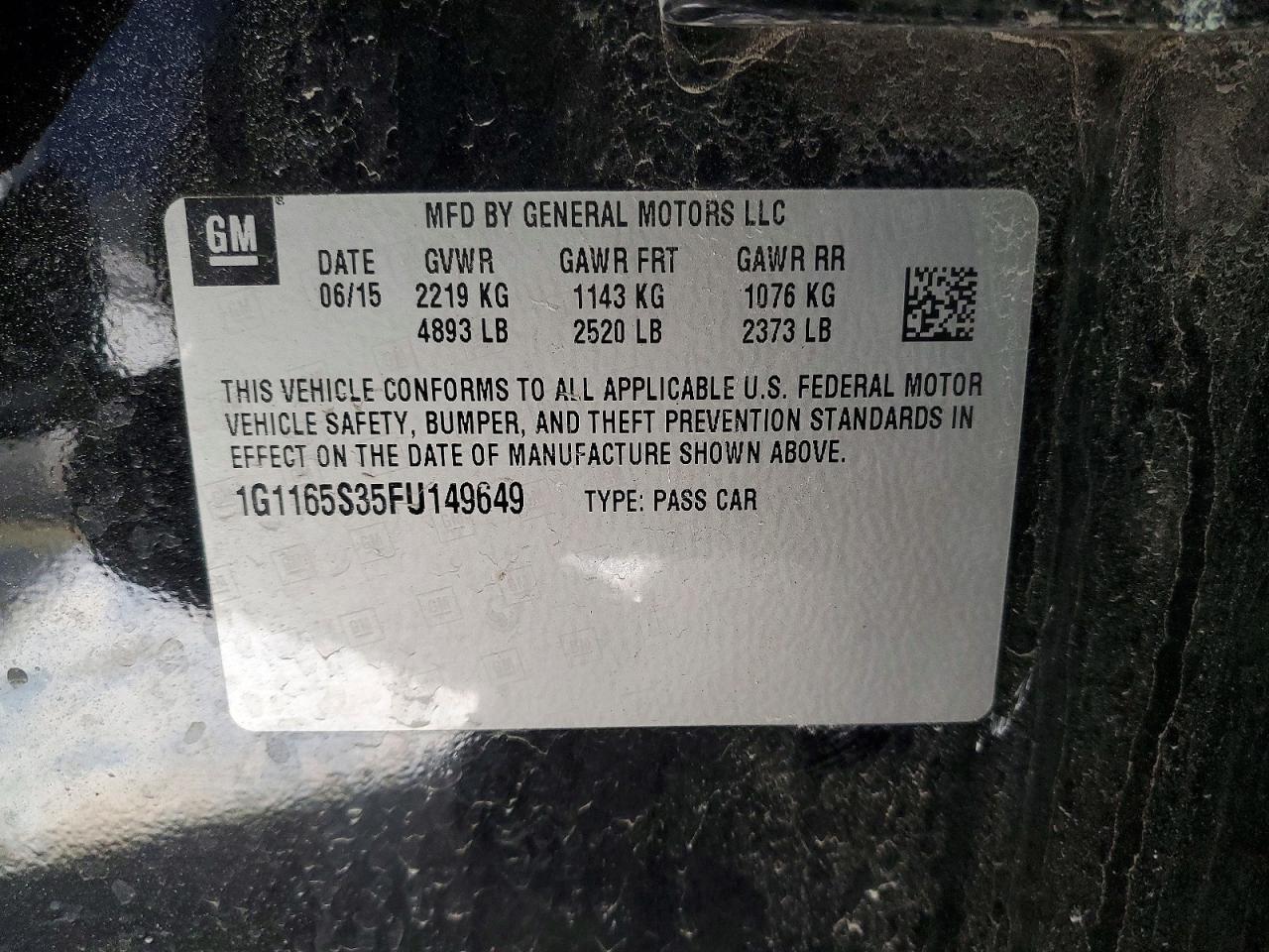 2015 Chevrolet Impala ltz