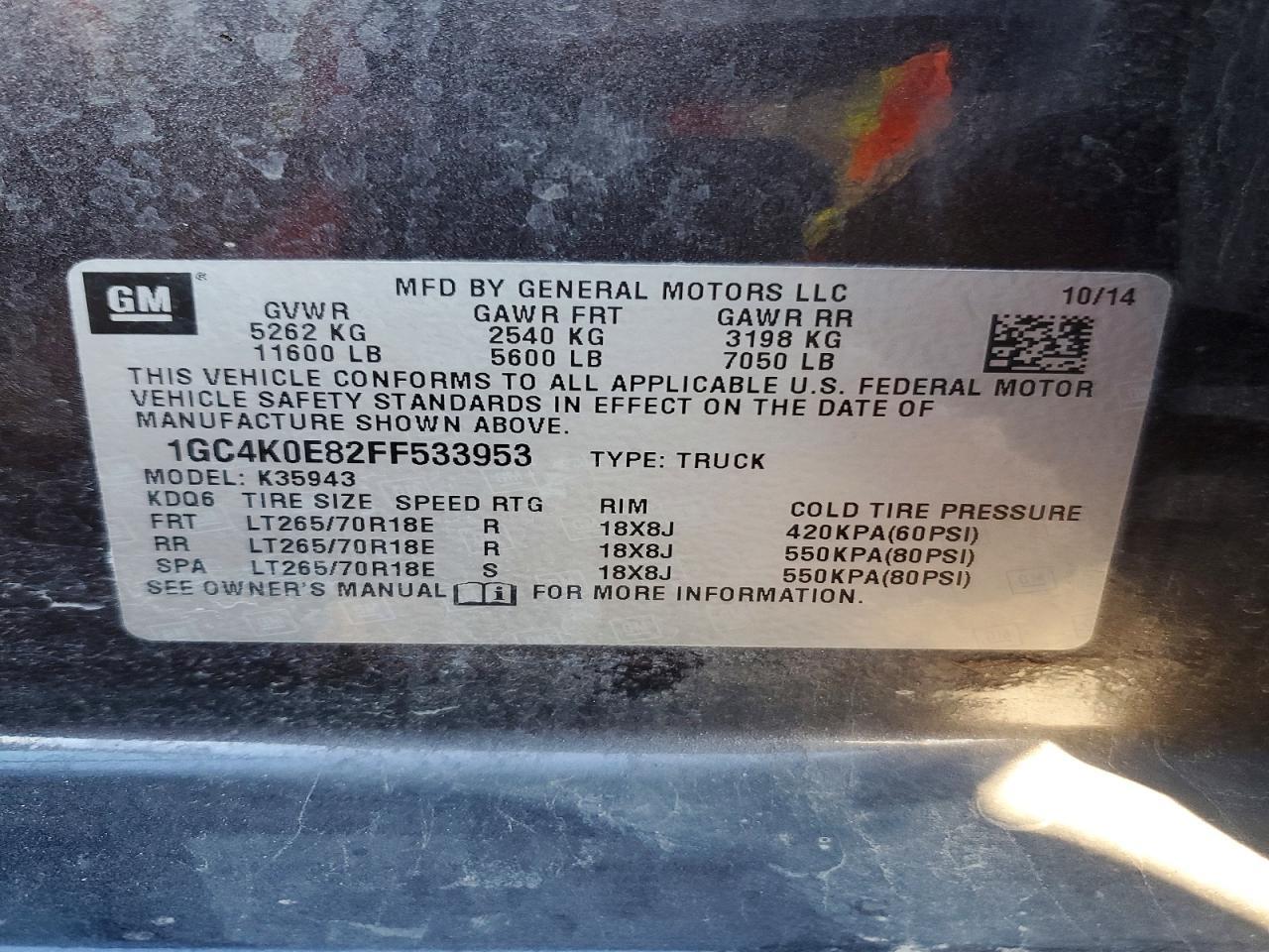 2015 Chevrolet Silverado K3500 LTZ