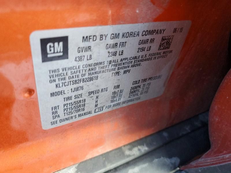 2015 Chevrolet Trax ltz