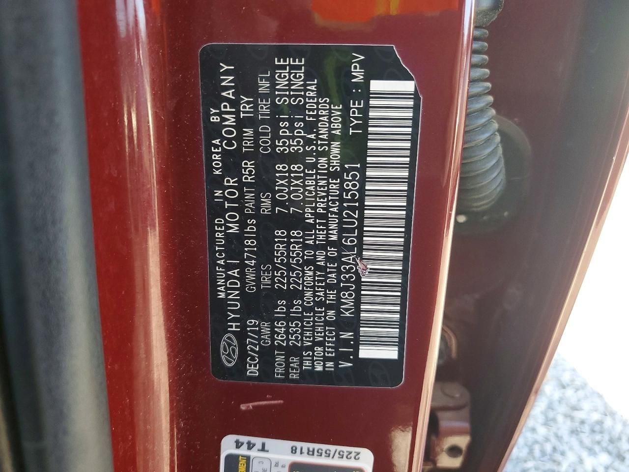 2020 Hyundai Tucson Limited