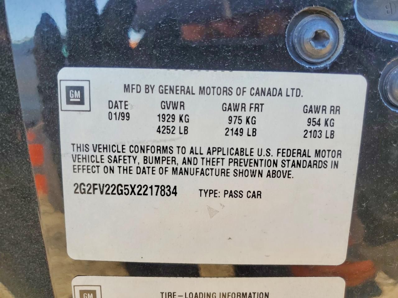 1999 Pontiac Firebird Formula