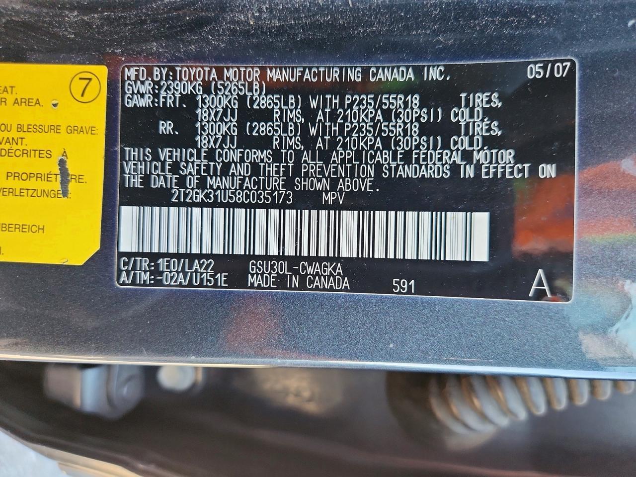 2008 Lexus Rx 350