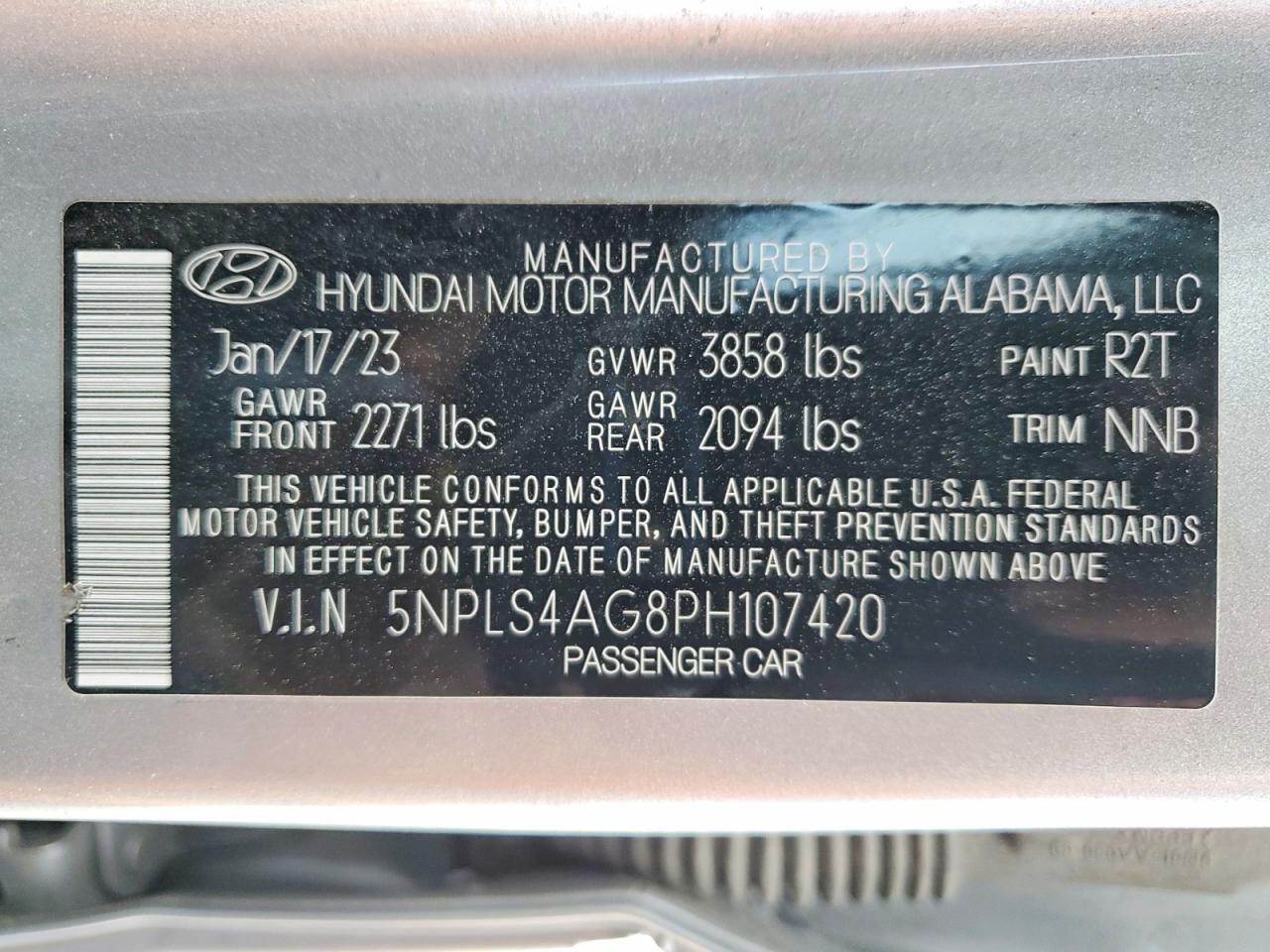 2023 Hyundai Elantra sel