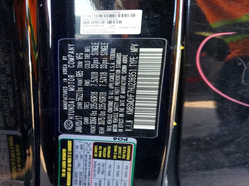 2017 Hyundai Santa fe se