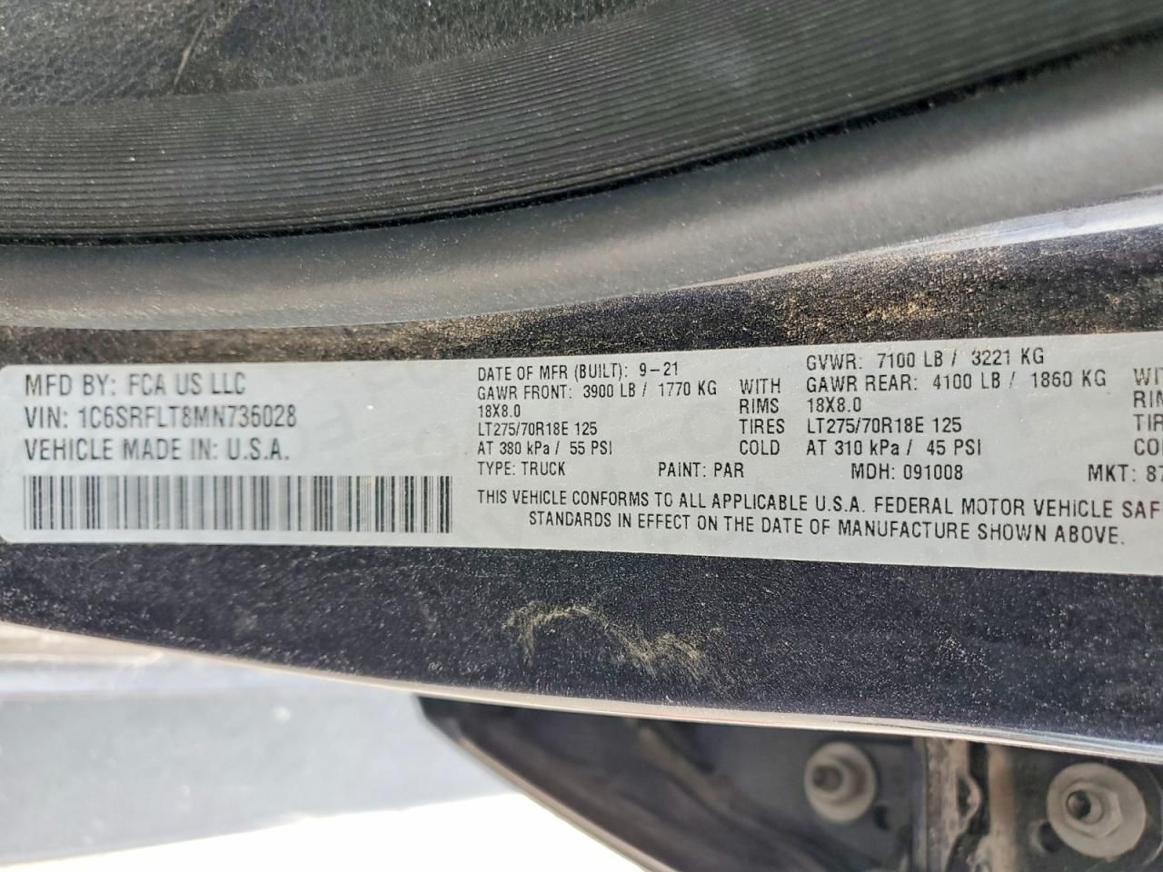 2021 Dodge Ram 1500 Rebel