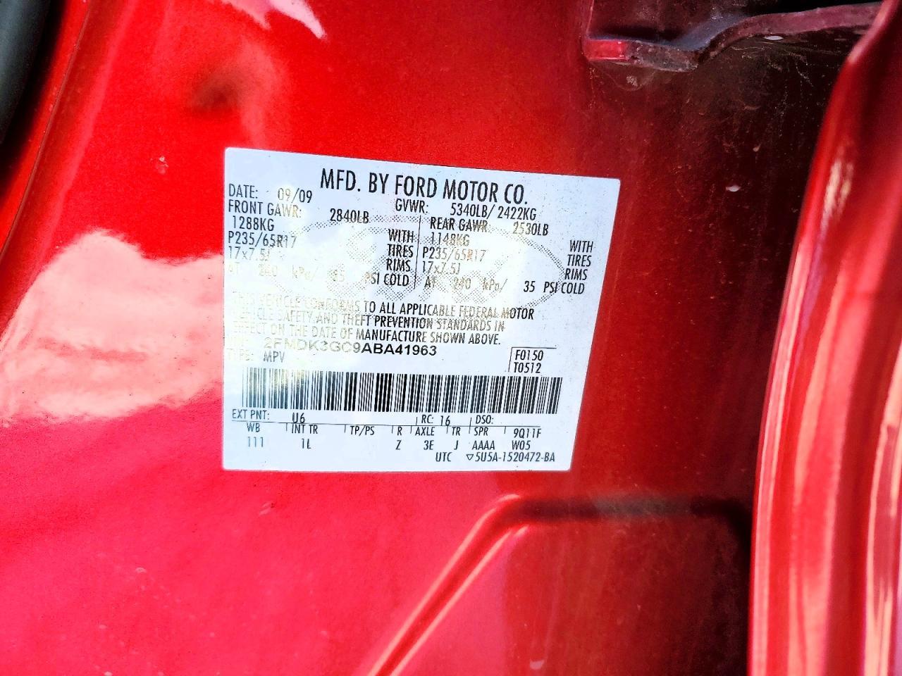 2010 Ford Edge se