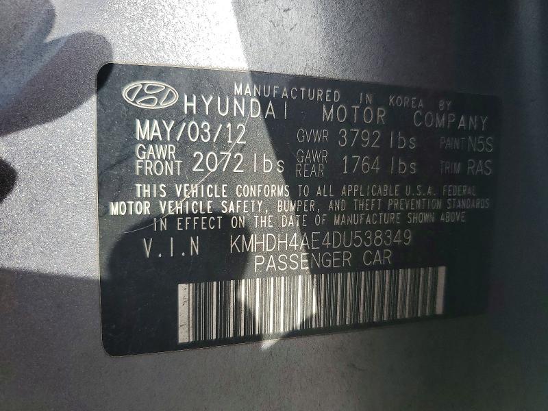 2013 Hyundai Elantra gls
