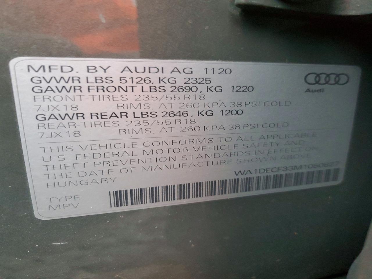 2021 Audi Q3 Premium s Line 45