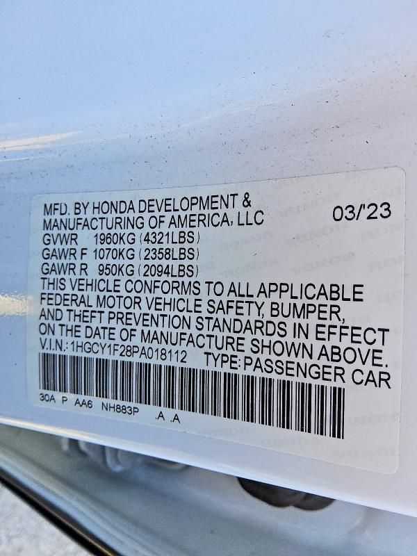 2023 Honda Accord lx