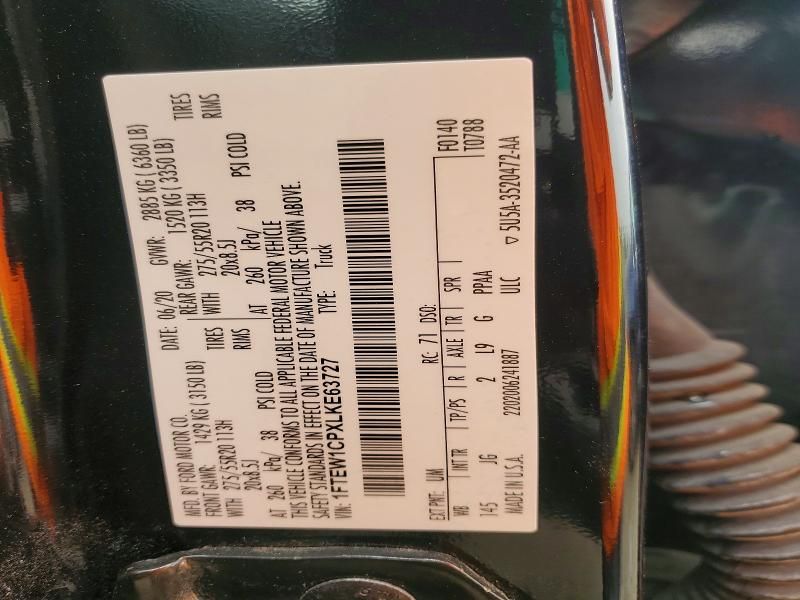 2020 Ford F150 Supercrew