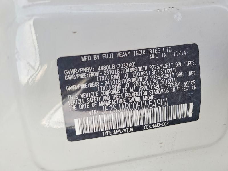 2015 Subaru Forester 2.5i Limited