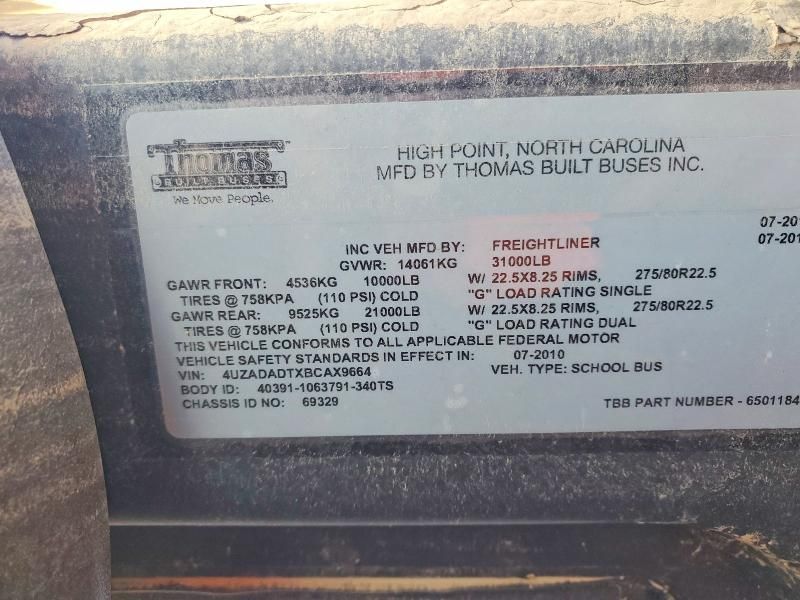 2011 Freightliner Chassis B2C