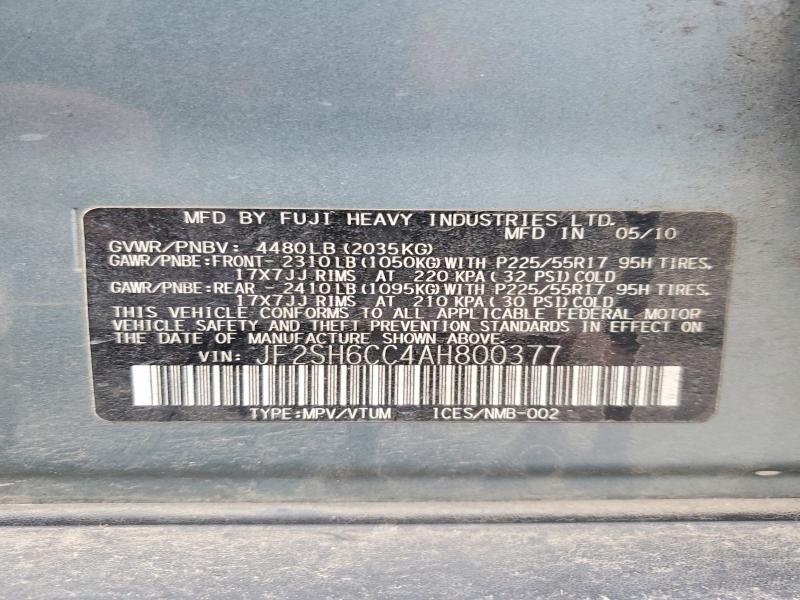 2010 Subaru Forester 2.5x Premium
