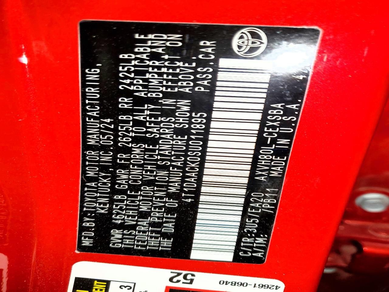 2025 Toyota Camry xse