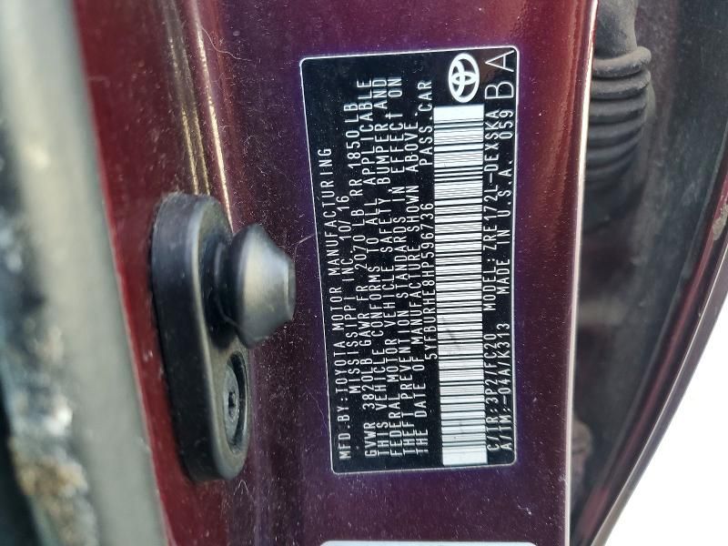 2017 Toyota Corolla l