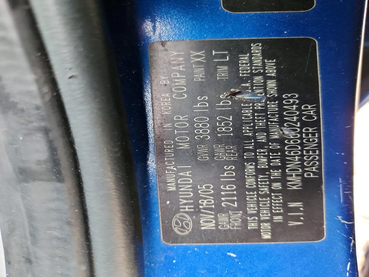 2006 Hyundai Elantra gls