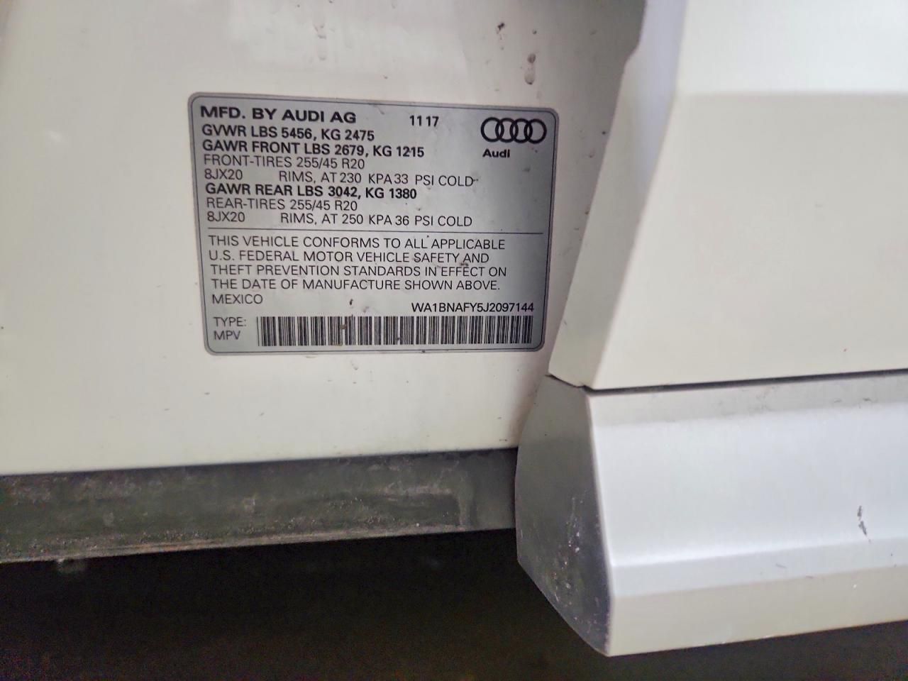 2018 Audi Q5 Premium Plus