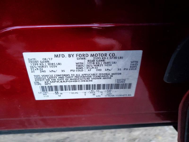 2017 Ford Edge Sport