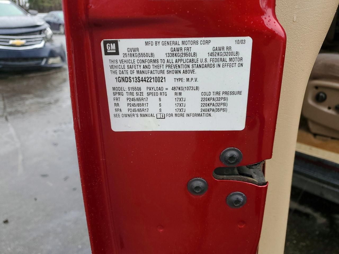 2004 Chevrolet Trailblazer ls