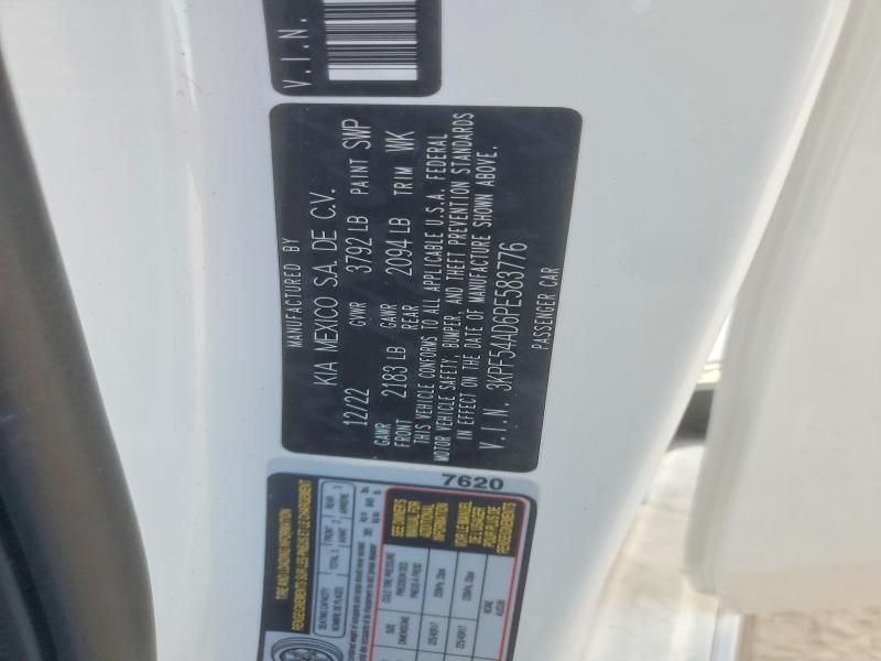 2023 KIA Forte gt Line