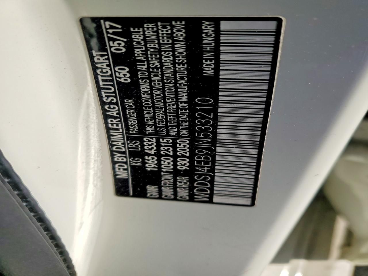 2018 Mercedes-Benz Cla 250