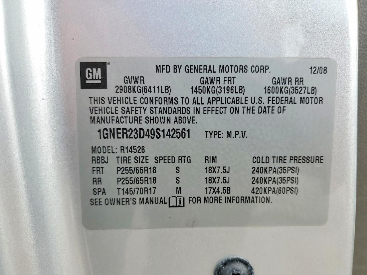 2009 Chevrolet Traverse lt