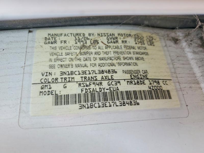 2007 Nissan Versa 1.8 s