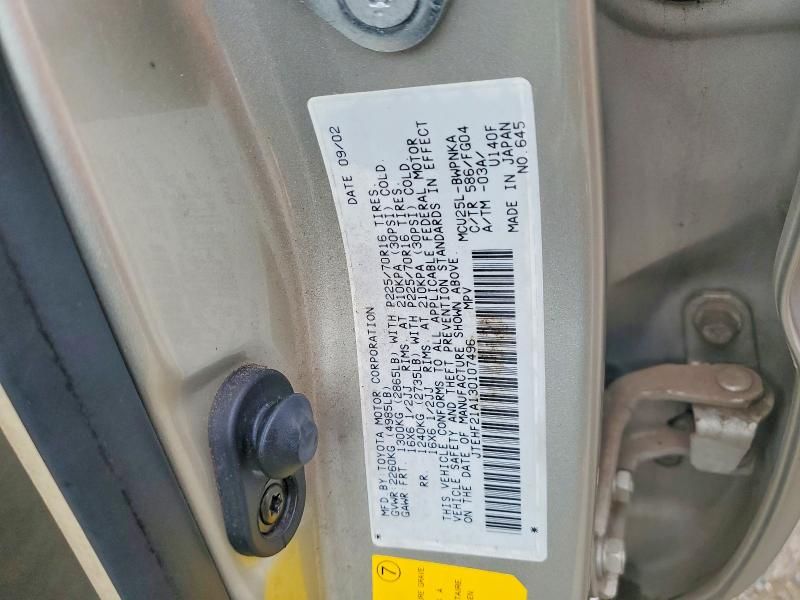 2003 Toyota Highlander Limited