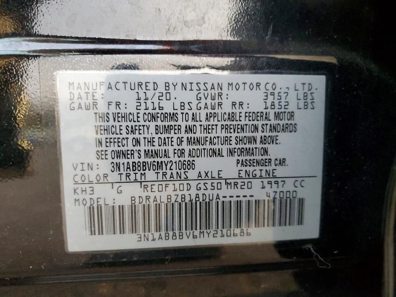 2021 Nissan Sentra s