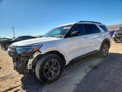 Ford Explorer salvage cars for sale: 2022 Ford Explorer xlt